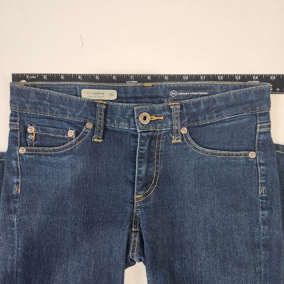 AG Adriano Goldschmied The Jegging Super Skinny Jeans 27 Dark Wash Stretch - Picture 4 of 11